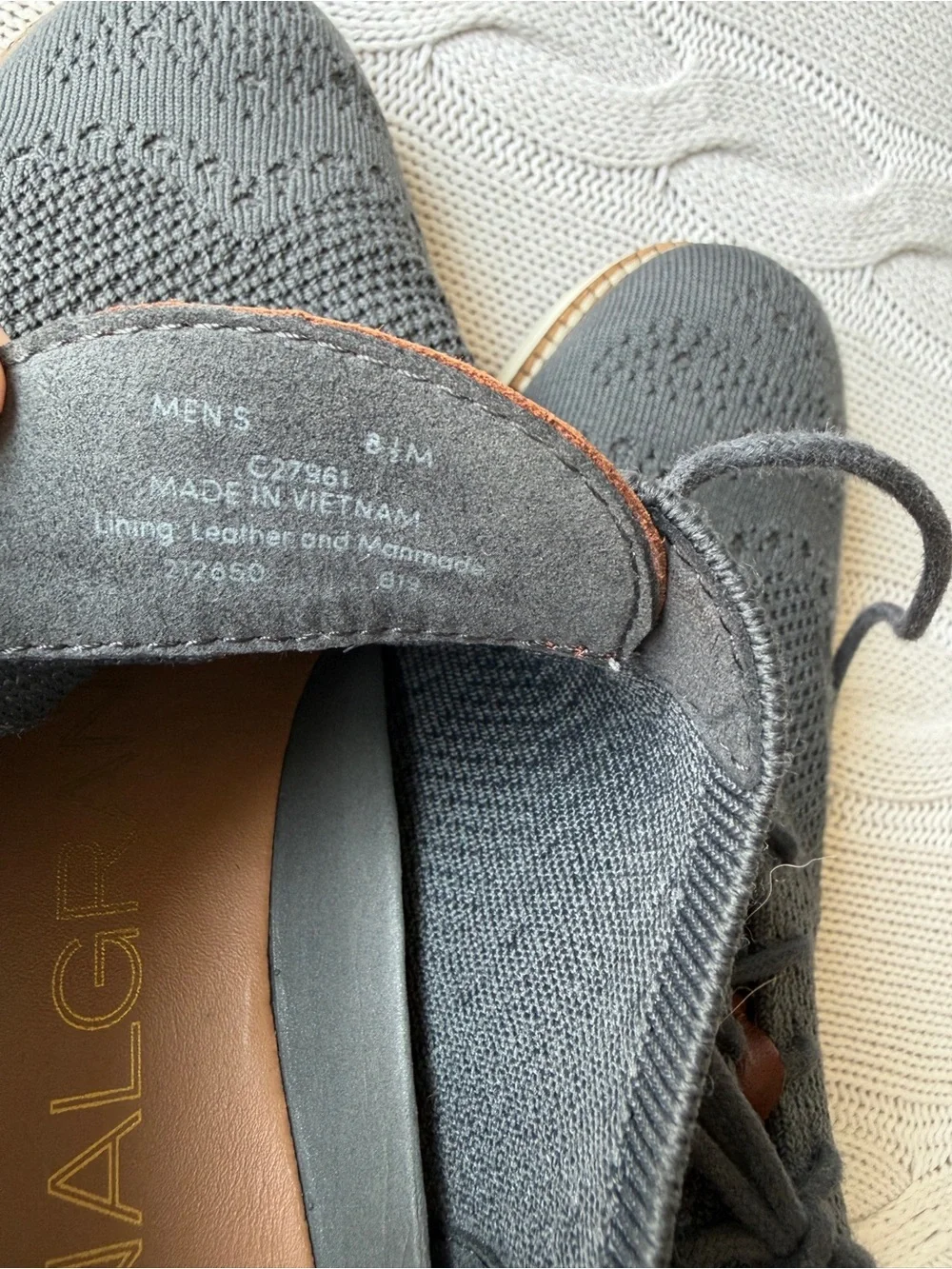 COLE HAAN | MENS Original Grand Oxford Shoes Grey 8.5